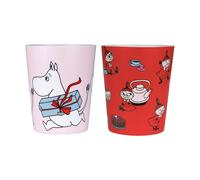 Rätt Start Mumin Lilla My taza térmica 20 cl. 2-pack Rojo-rosa