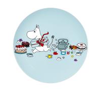 Rätt Start Mumin Picknick plato Ø19.5 cm Azul claro
