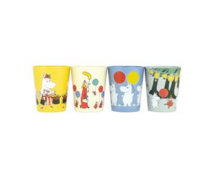 Rätt Start Set de 4 tazas coleccionables Mumin Festligheter 15 cl Multi