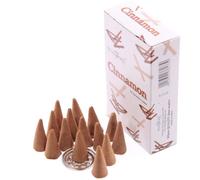 Räucherwerk Conos de Incienso (Aroma de Canela, 15 Unidades, con Soporte de Metal)