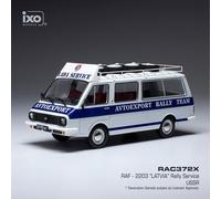 1983 RAF 2203 Furgoneta De Asistencia En Rally + Accesorios "Letonia Rally Servi