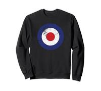 RAF Type D Roundel | Mod Target Music Logo Vintage Air Force Sudadera