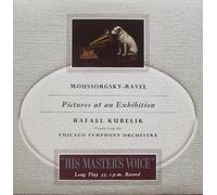 RAFAEL KUBELIK Coducting the CHICAGO SYPHONY ORCHESTRA - MOUSSORGSKY - RAVEL / Pictures at an Exhibition / RAFAEL KUBELIK Conducting the CHICAGO SYPHONY ORCHESTRA / ca. 1955 / Bildhülle mit ORIGINAL bedruckter Innenhülle / "HIS MASTERS VOICE" # BLP.1002 / Britische Pressung / 10" Vinyl Langspiel Schallplatte