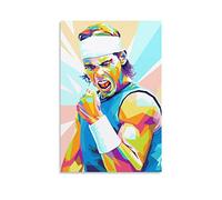 Rafael Nadal - Póster de tenis y pósters para decoración de dormitorio, 20 x 30 cm