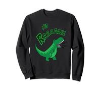 Rafael Nombre Personalizado T-Rex Regalo para niños - I'm Rrrafael Sudadera