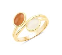 Rafaela Donata Anillo dorado / naranja oscuro / blanco 56 dorado / naranja oscuro / blanco