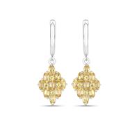 Rafaela Donata Pendientes amarillo / plata One Size amarillo / plata