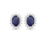 Rafaela Donata Pendientes azul noche / plata One Size EUR