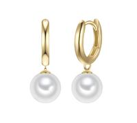 Rafaela Donata Pendientes dorado / blanco perla One Size dorado / blanco perla