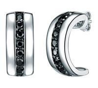 Rafaela Donata Pendientes negro / plata One Size EUR