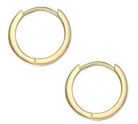 Rafaela Donata Plata de ley 925 Pendiente de aro con cierre catalan