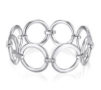 Rafaela Donata Pulsera plata / transparente One Size EUR