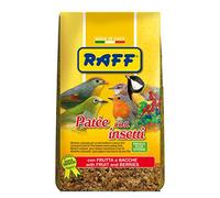 RAFF Pate con Insectos 400 g con Frutas y Bayas para pájaros Insectos de Pico Fino