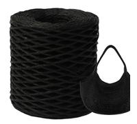 Raffia String | Raffia Ribbon | Yards Raffiia Yarn For Crocheting | Paper Raffias Ribbon F0r Crochet - Raffias Knitting Rope And DIY Making For Beach Bag, Hat, Toy And Craft Project Decoration
