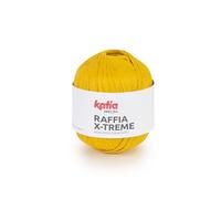 RAFFIA X-TREME de Katia ovillos de 100 gramos y 120 metros. Color Mostaza (108)