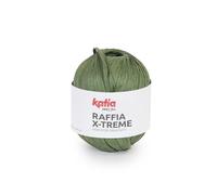 RAFFIA X-TREME de Katia ovillos de 100 gramos y 120 metros. Color Verde (104)