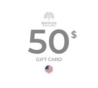 Raffles Hotels & Resorts Gift Card 50 USD Key - UNITED STATES