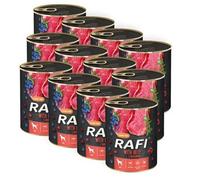 Rafi - Comida húmeda para Perros Ternera y Arandanos (12 x 800 g)