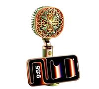 Rafraîchisseur Nomade -Ventilateur À Main 8,5x4x20cm | Puissant Dispositif De Refroidissement Portable Rechargeable 1200mAh, Mini Souffleur USB Vert Pour Camping Plage Festival Bureau Randonnée Pêche