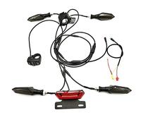 Rafstya Kit de conversión para bicicleta eléctrica de 24 V/36 V/48 V, versión personalizada, luz de freno, kit de conversión de bicicleta eléctrica, B