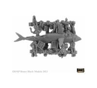 Raft of The Damned Miniature 25mm Heroic Scale Figure Bones Black Reap