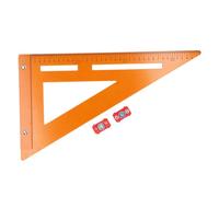 Rafter Square 2 in 1 | High Accuracy 220x380mm Woodworking Square | Mechanical Angle Tool for Measuring/Drilling/Positioning | Sturdy Plastic