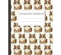 Ragamuffin Cat Pattern Composition Notebook: A Cute Journal for Cat Lovers, Students, and Writers for School, Work, or Taking Notes