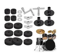 Ragas de fieltro de tambor, mango de tambor - Instrumentos musicales sin deslizamiento manga Cup,Reemplazo del tambor se levanta del cojín para la familia, amigos, amantes de la música