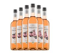 Ragazza Villa San Giorgio Rosato 75 cl Vino rosado (Caja de 6 Botellas de 75 cl)