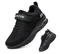 Ragazzi Formatori Bambini Scarpe Da Corsa Bambino Sneaker Ragazze Atletico Casual Sport Scarpe Da Passeggiata Moda Confortevole, Am Nero, 31 EU