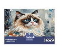 Ragdoll 1000 Piezas Animales Rompecabezas De Desafiantes Impossible Puzzle Juguetes Juego Familiar Adultos Regalos 38x26cm/1000pcs