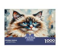 Ragdoll 1000 Piezas Animales Rompecabezas De Desafiantes Juguetes Rompecabezas De Juego Actividades Familiare Regalos 38x26cm/1000pcs