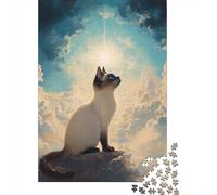 Ragdoll Puzzles Imposible,desafío para Adultos Juego EduGatoivo 1000 Piezas Obra De Arte De Juego De para Adultos Y Niños A Partir De 12 Años 1000pcs (75x50cm)