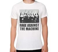 Rage Against Machine Nuns - Camiseta unisex con estampado gráfico, Blanco, L