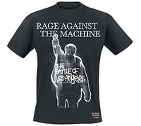 Rage Against The Machine Album Cover Hombre Camiseta Negro XXL 100% algodón Regular