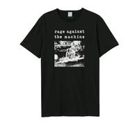 Rage Against The Machine Amplified Collection - Killing In The Name of Männer T-Shirt Charcoal, Negro - Monk Fire, L
