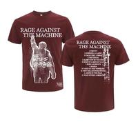 Rage Against The Machine Camiseta con Forma de Bola, álbum, Oficial, para Hombre, Talla XL