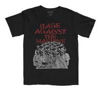 Rage Against The Machine Crowd Masks oficial Camiseta para hombre