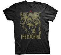 Rage Against The Machine Pride Hombre Camiseta Negro M, 100% algodón, Regular