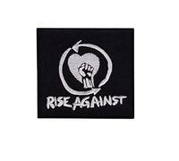 Rage Against The Machine Rise Yellow parche patch bordado con logotipo para planchar de hierro en apliques