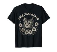 Rage Consumes Me Funny Cat Meme Camiseta