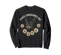 Rage Consumes Me Funny Cat Meme Sudadera