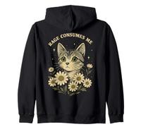 Rage Consumes Me Funny Cat Meme Sudadera con Capucha