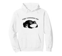 Rage Consumes Me Funny Frog Unhinged Silly Graphic Sudadera con Capucha