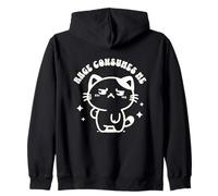 Rage Consumes Me Funny Kitten in a Hammock Cute Cat Ironic Sudadera con Capucha