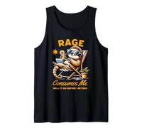 Rage Consumes Me Well It Did Before I Retired Chilling Sloth Camiseta sin Mangas