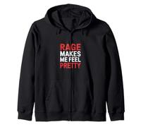 Rage Makes Me Feel Pretty Confianza Autoestima |------ Sudadera con Capucha