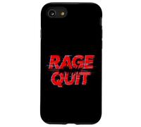 Rage Quit Glitch Effect Divertido Competitivo Esports Gamer Meme Carcasa para iPhone SE (2020) / 7/8