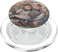 Raggedy ANN & Andy en el jardín de Flores PopSockets PopGrip para MagSafe