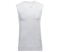 RAGMAN Body para hombre con cuello en V, paquete de 2 unidades, Blanco, L